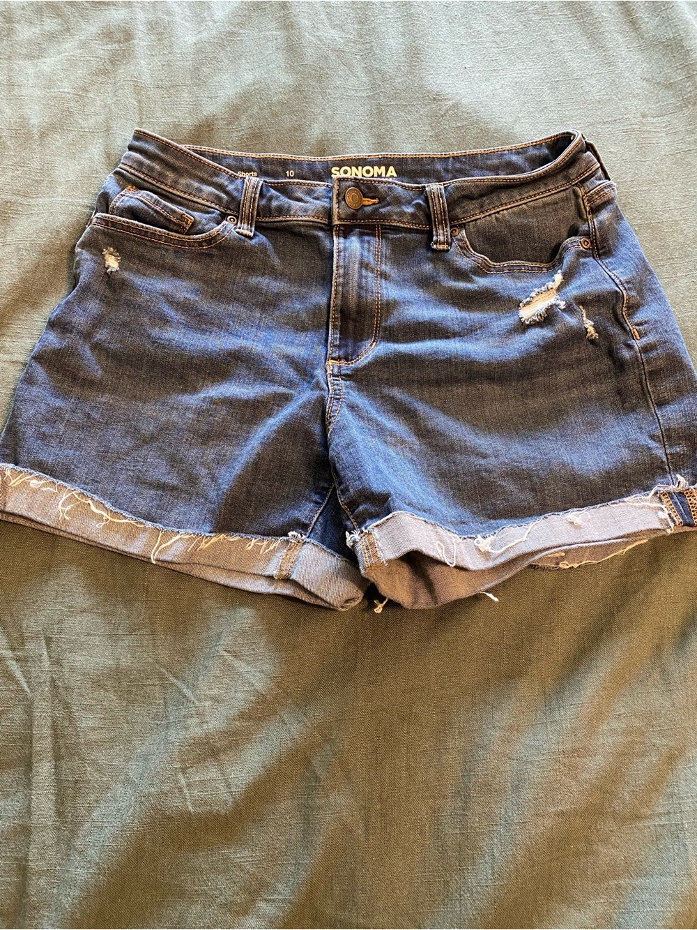 SONOMA Women's Blue Denim Jean Shorts